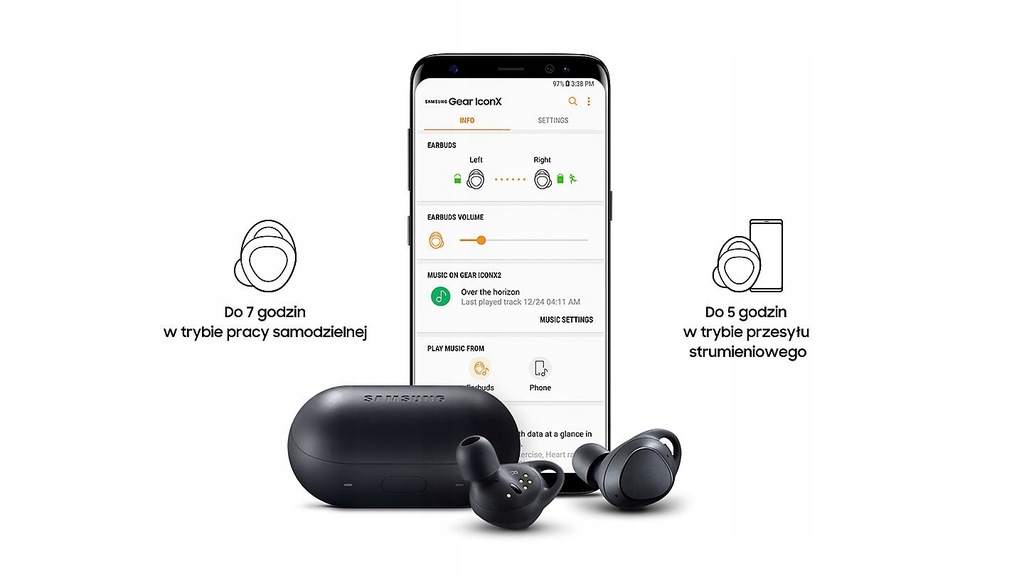 samsung gear iconx spotify