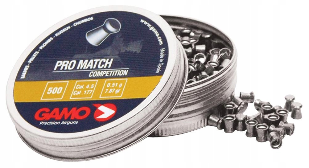 Śrut Gamo Pro Match 4,5 mm 500 szt.
