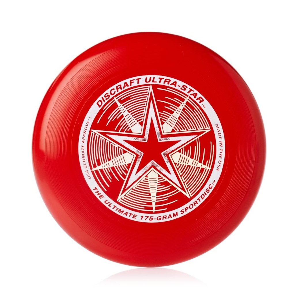 DYSKI DISCRAFT ULTRA STAR 175 g.Frisbee Czerwony