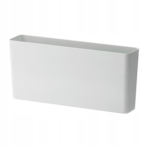 IKEA VARIERA Pojemnik, połysk, biały 50x12