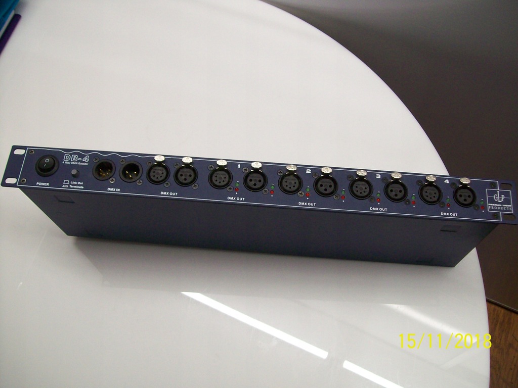 Sterownik Splitter DMX 4 kanały DB-4 GLP