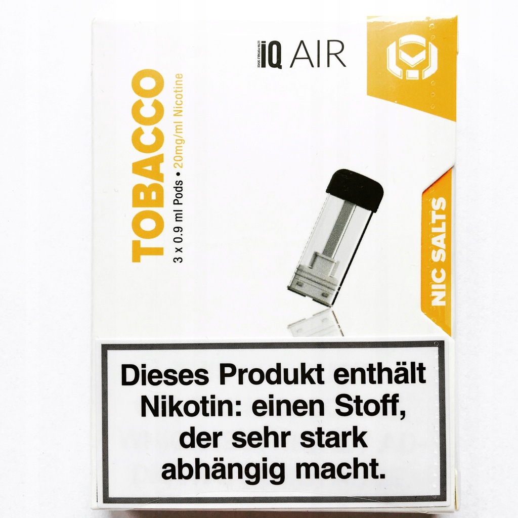POD LIQUID do E PAPIEROSA IQ AIR | Tobacco