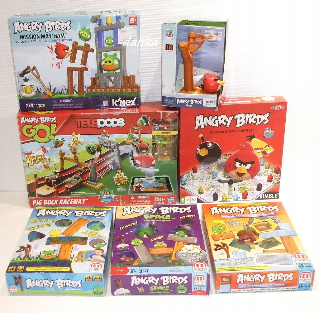MEGA zestaw gry ANGRY BIRDS !!!