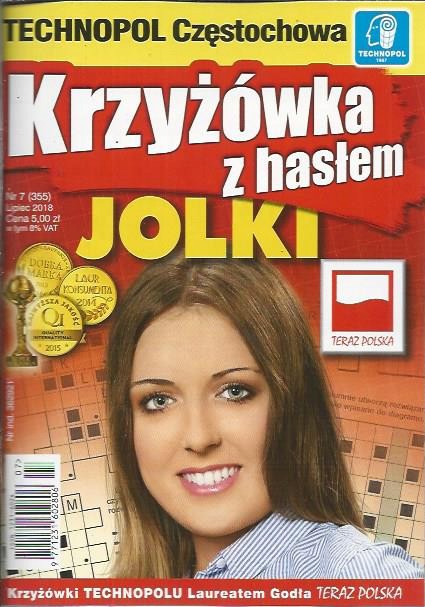 KRZYŻÓWKA Z HASŁEM. JOLKI nr 7/2018 TECHNOPOL