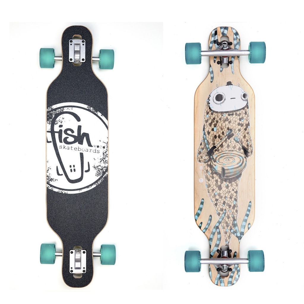 Longboard FISH SKATEBOARDS Drumfish / POZNAŃ -25%!