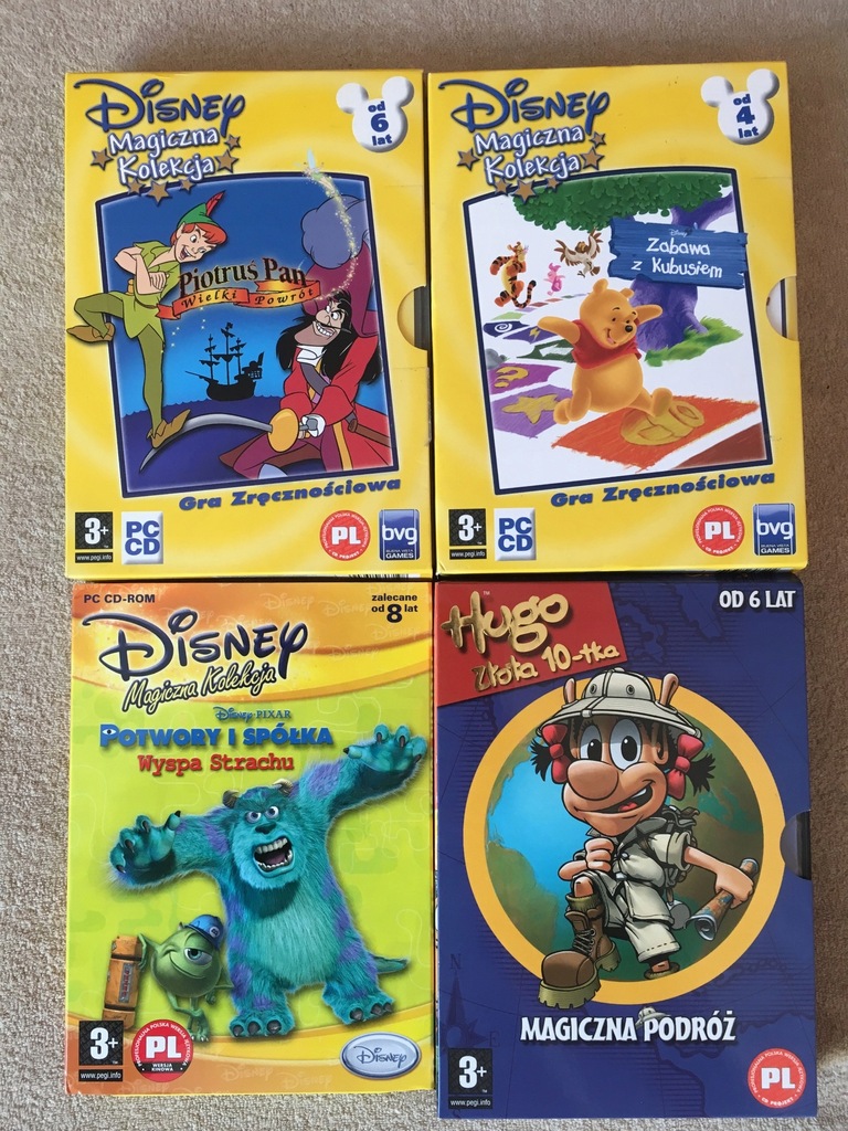 Disney Magiczna Kolekcja gier PC dla dzieci + HUGO