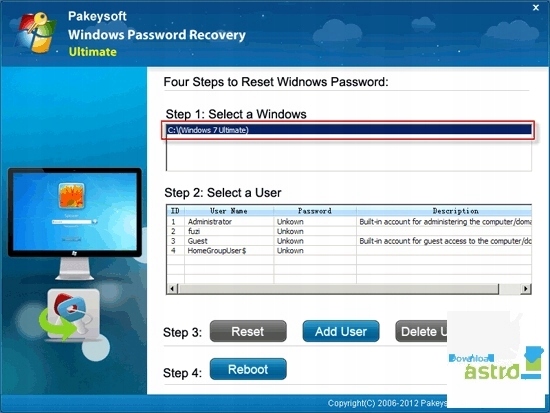 Windows Password Recovery Tool Ultimate