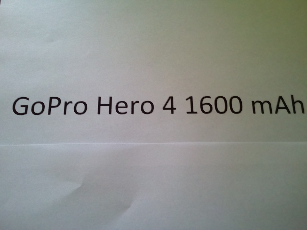 1600 mAh Baterie Go Pro GoPro Hero 4 ładowarka