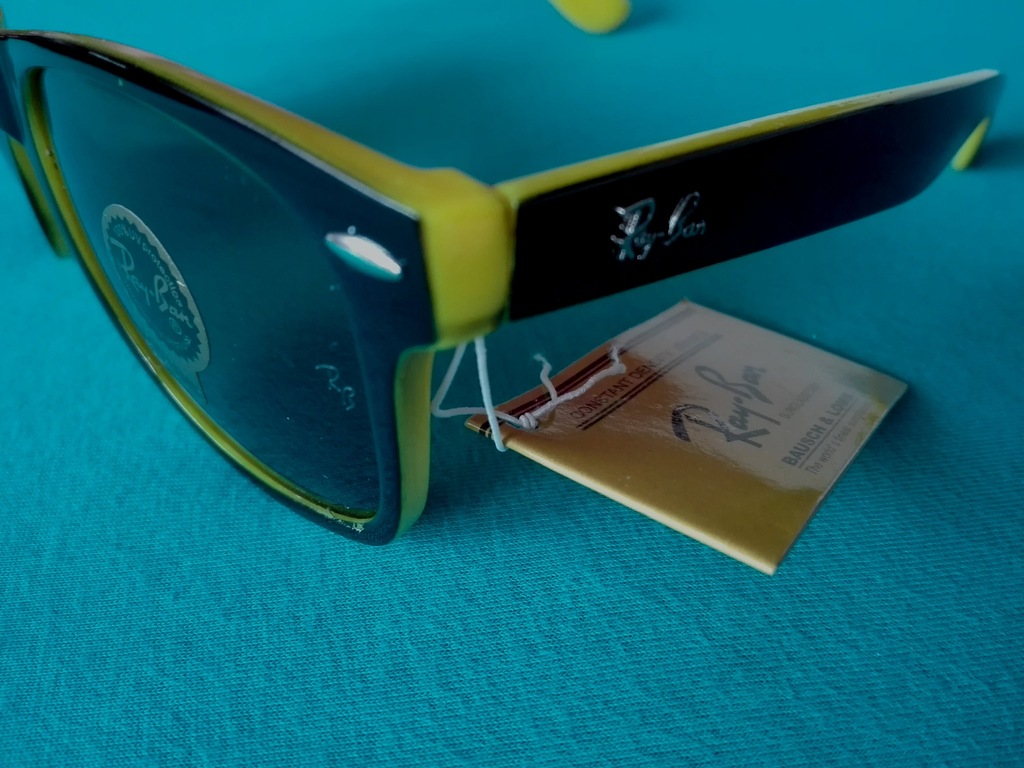 Okulary przeciwsłoneczne ray ban żółte