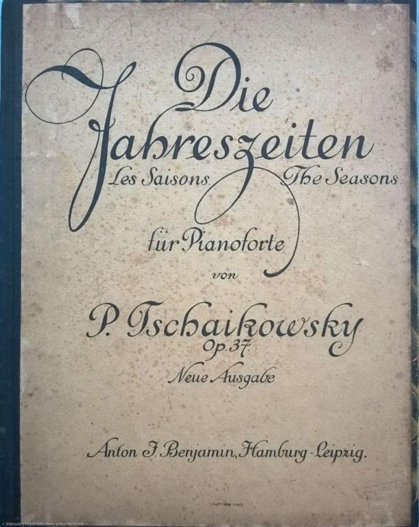 Czajkowski  Cztery pory roku  na fortepian