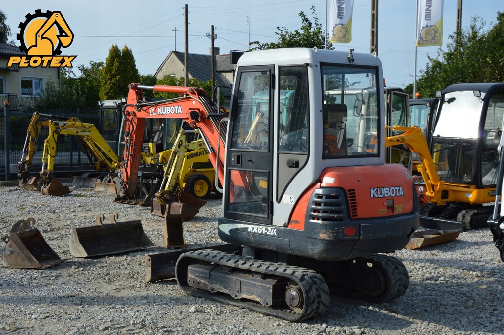 Mini koparka KUBOTA KX61-2 2003r. BRUTTO LONG MAX.