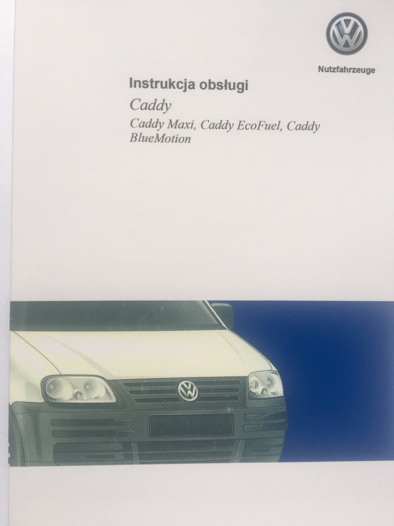 VW Caddy 20032010 polska instrukcja obsługi 7427982392
