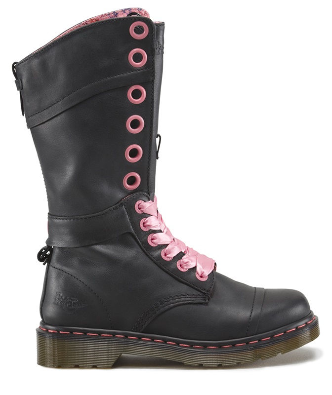 DR. MARTENS TRIUMPH 1914 BLACK / PINK  r. 8(42)