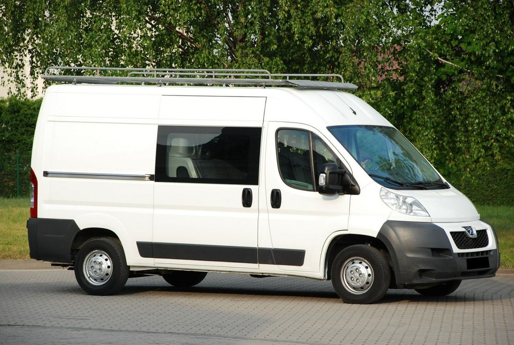 Peugeot Boxer L2H2 6osobowy + bagażnik dachowy