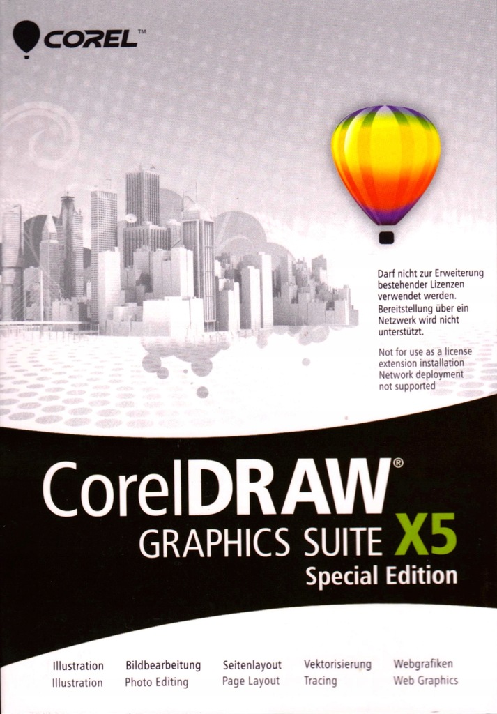 CorelDRAW GRAPHICS SUITE X5 Special Edition BOX FV