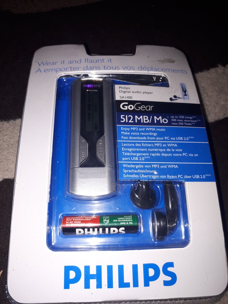 PHILIPS MP3  SA1100 512MB/Mo