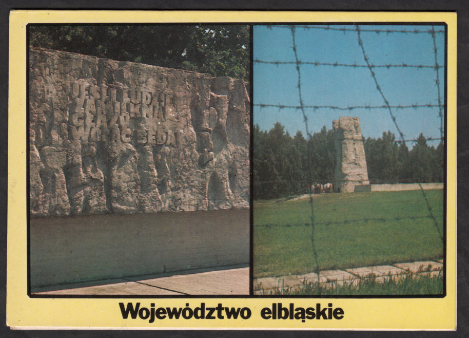 3 - ELBLĄG - WOJEWÓDZTWO ELBLĄSKIE - MAPA - KARNET