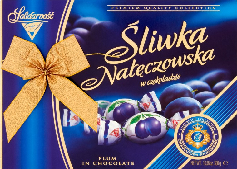 Nałęczowska Plum (Śliwka Nałęczowska) Chocolate Box Solidarność 300g