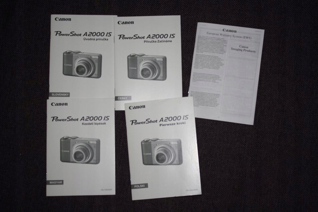Canon A2000 Instrukcja Obsługi PL wysyłka 24H!