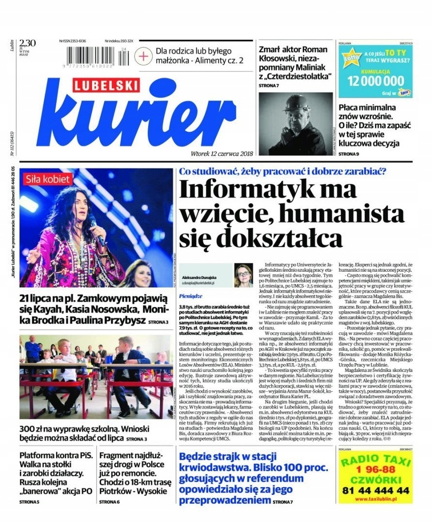 Kurier Lubelski 112/2018 (eprasa/pdf)