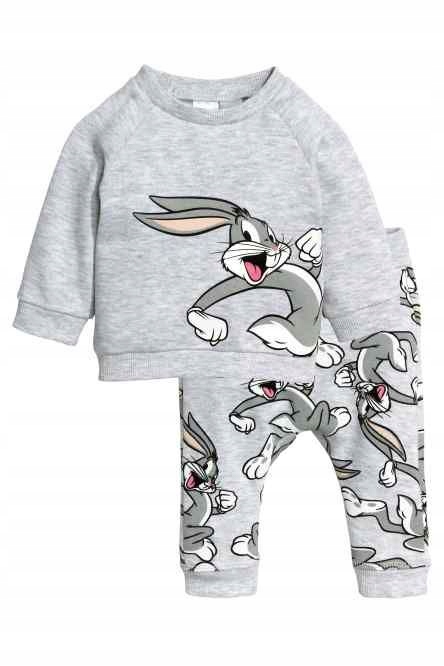 H&amp;M DRES BLUZA SPODNIE KRÓLIK BUGS 56 62 0-3