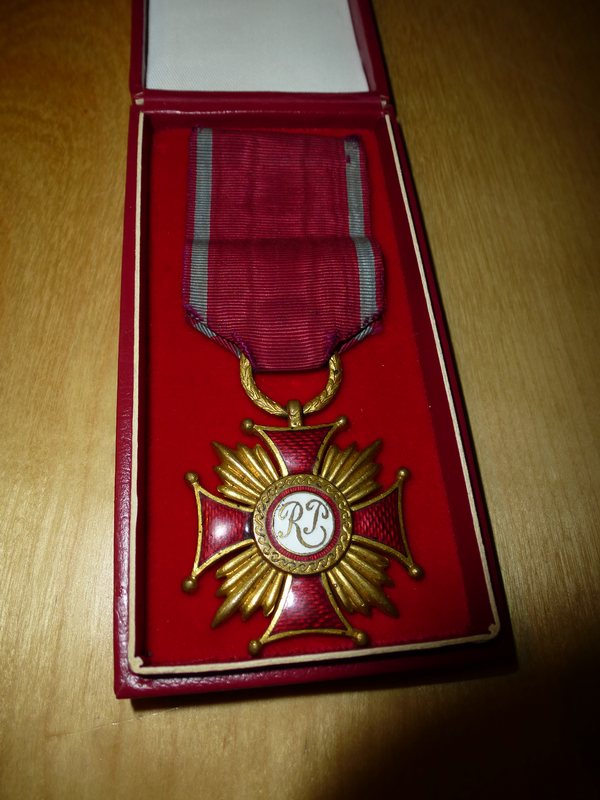 Złoty Krzyż Zasługi IIRP 1926r! Numerowany!
