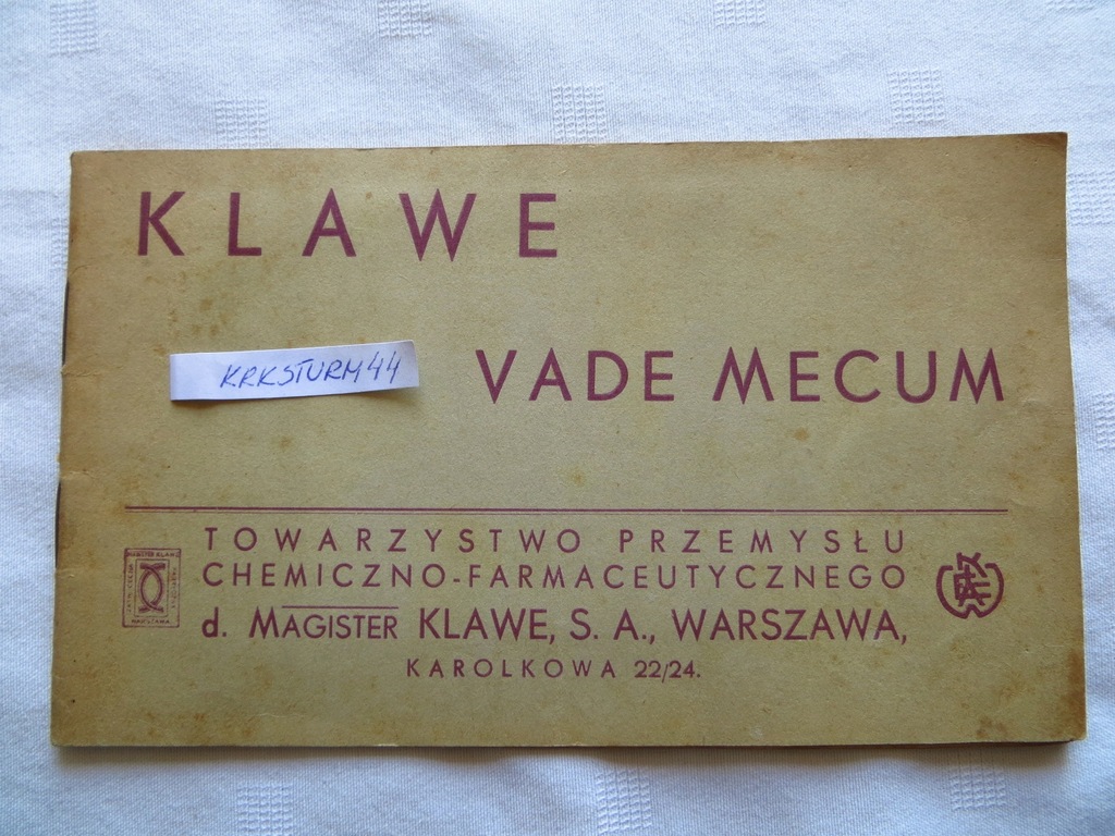 BROSZURA-VADEMECUM-MAGISTER KLAWE S.A.-APTEKA - 2