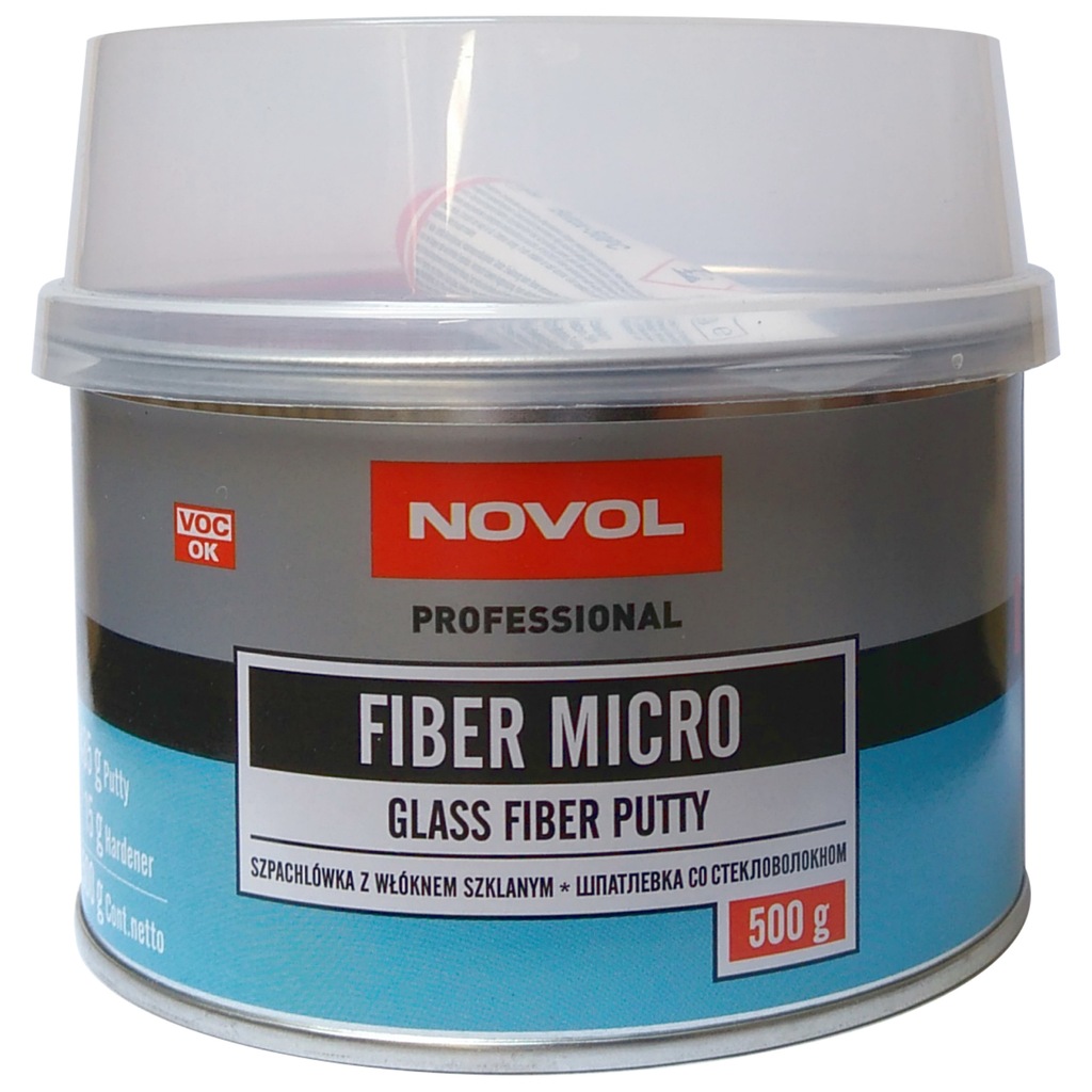 NOVOL Fiber Micro Szpachla z Włóknem 500 g - 7501658894 - oficjalne ...
