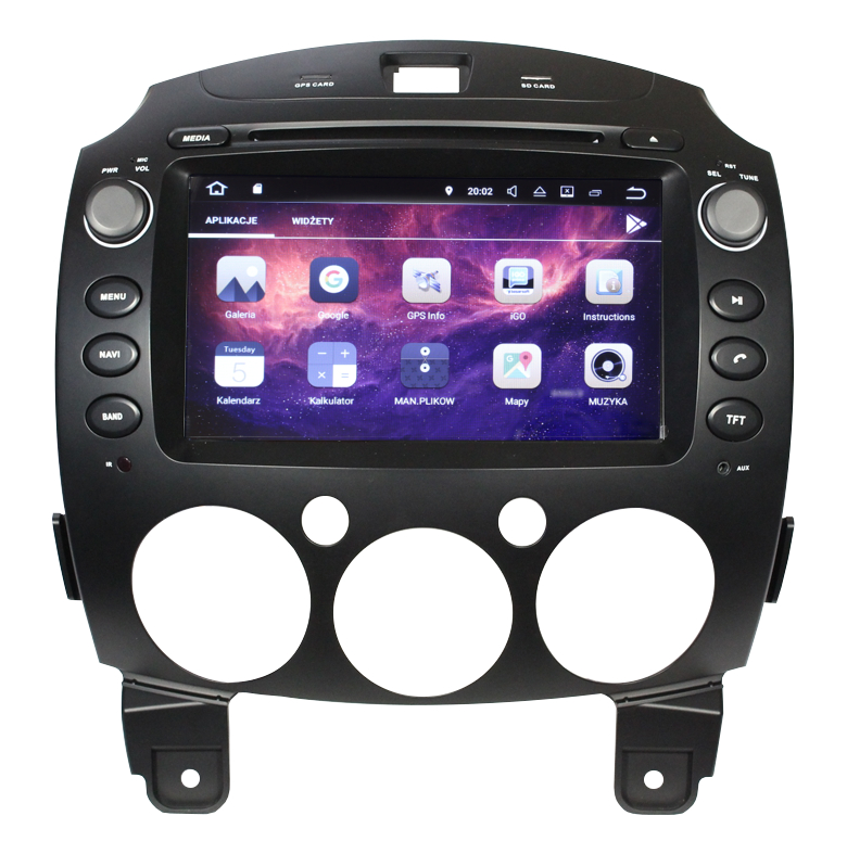 RADIO NAWIGACJA GPS MAZDA 2 II 20072014 7159614987