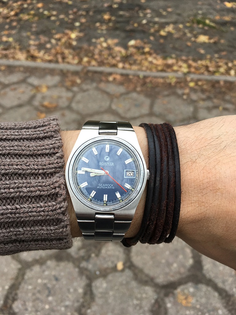 Roamer Sea Rock Automatic SWISS Vintage IN HOUSE 7307757807 oficjalne archiwum Allegro
