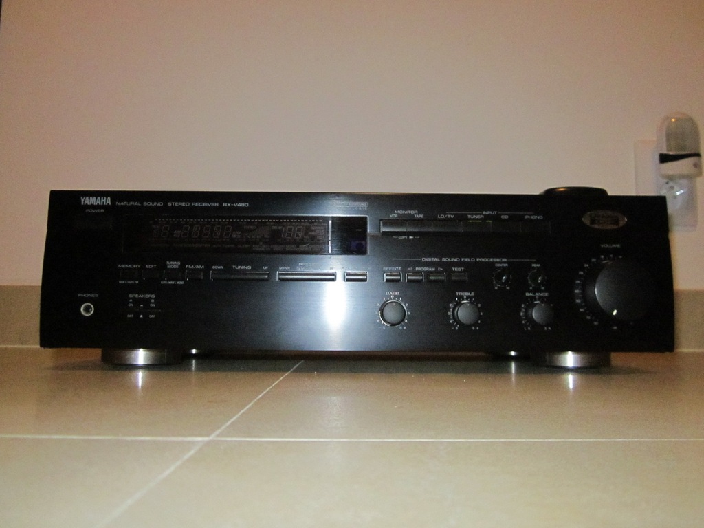 YAMAHA RXV480 Dolby ProLogic + oryg.pilot! 7223002463 oficjalne