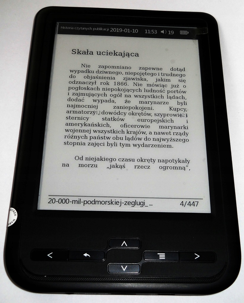 Czytnik Ebook Prestigio PER3464B Eink 6" 4GB 7775587602 oficjalne