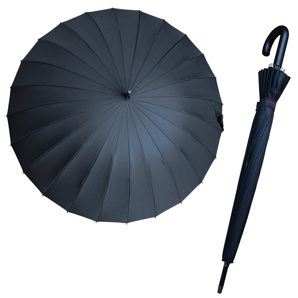 Duży rządowy PARASOL XXL MOCNY 24 DRUTY parasolka