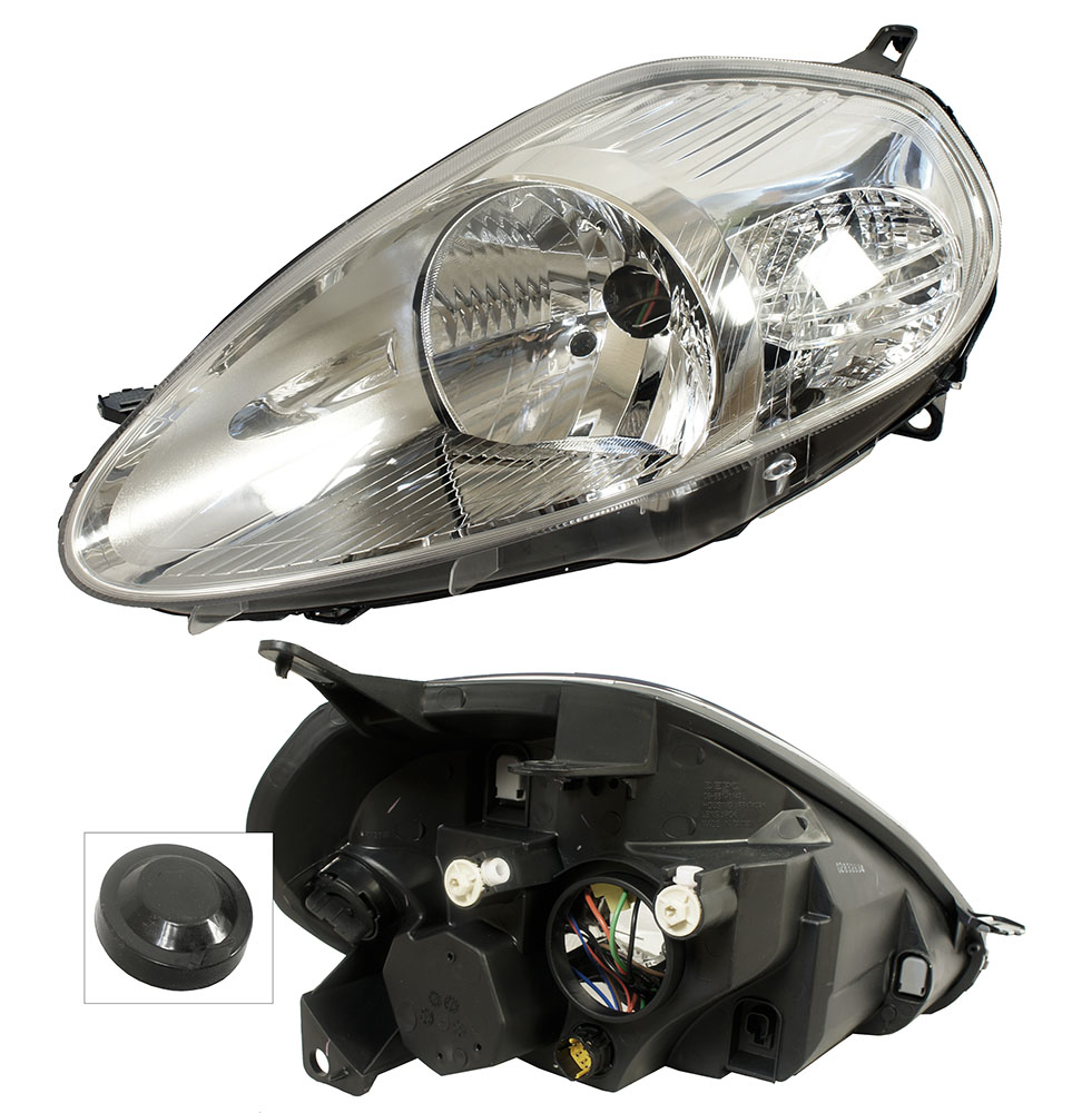 REFLEKTOR LAMPA FIAT GRANDE PUNTO 05-08 NOWE R/L