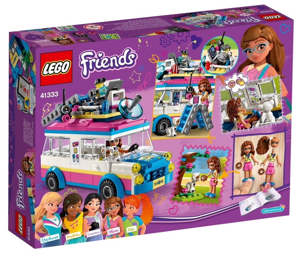 Lego Friends 41333 Furgonetka Olivii Spinner 7129845503 Oficjalne