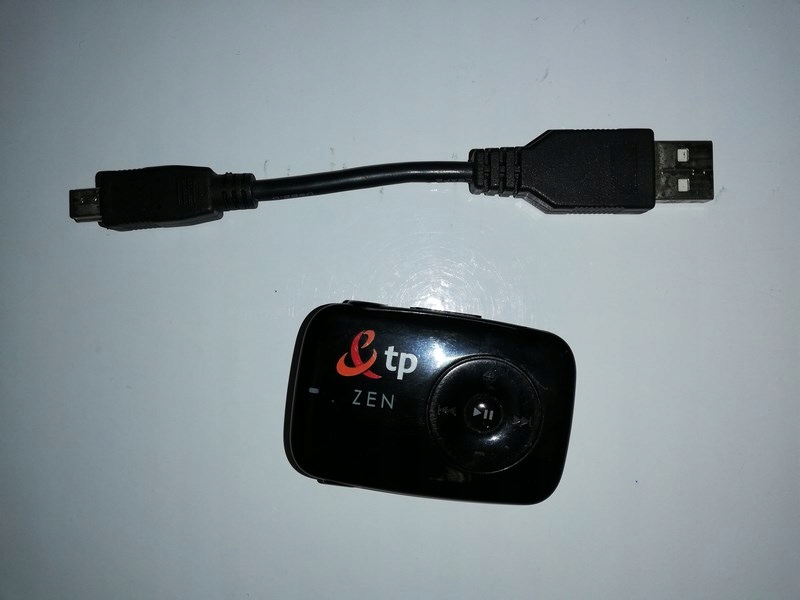 ODTWARZACZ MP3 CREATIVE TP ZEN Z KABELKIEM 1GB