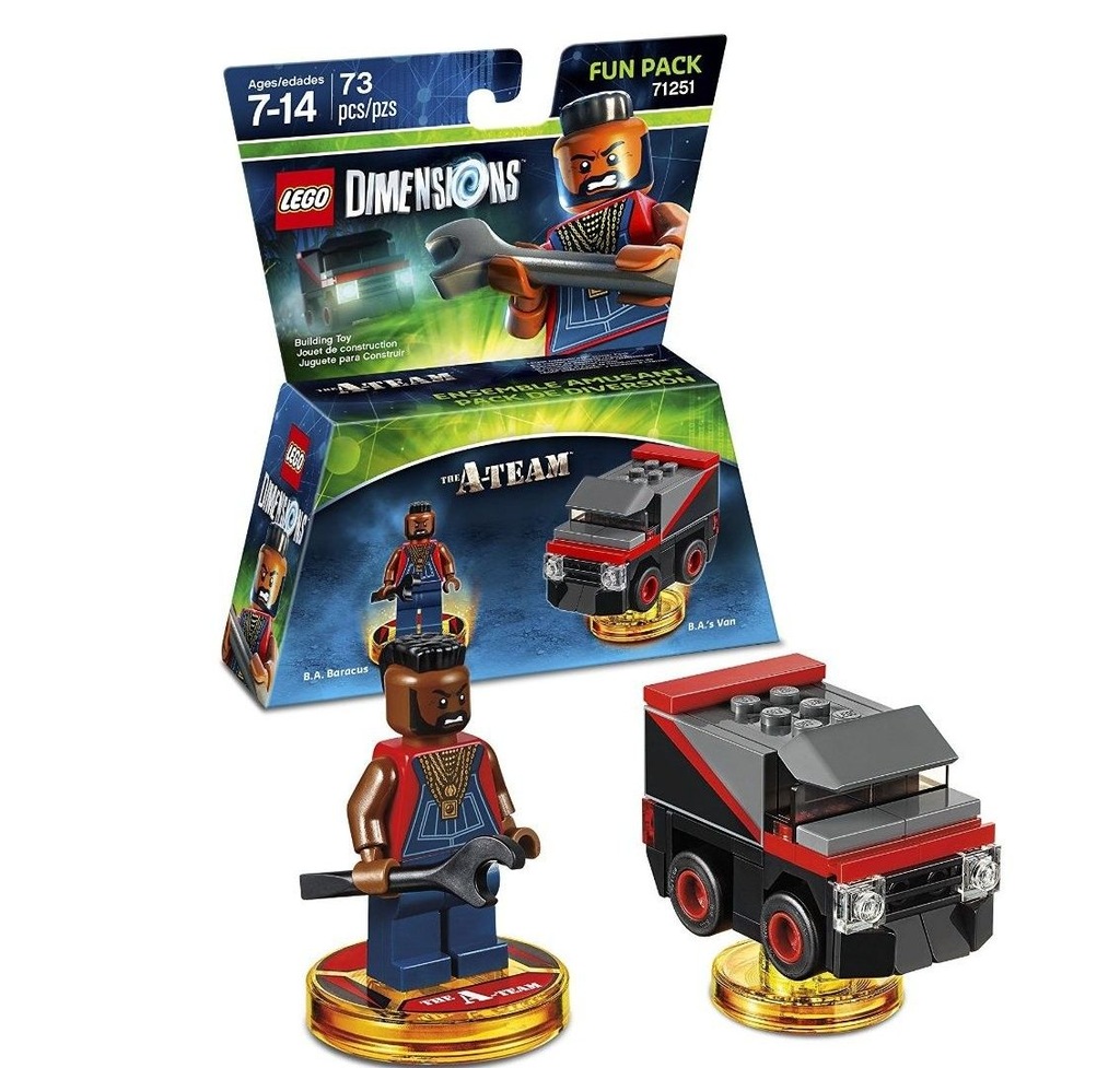 LEGO DIMENSIONS FUN PACK MR T / B.A. BARACUS