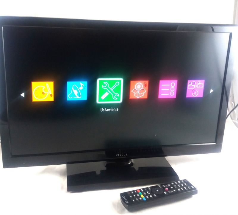 TELEWIZOR CELCUS CEL-22FHDD Z PILOTEM I GWARANCJĄ