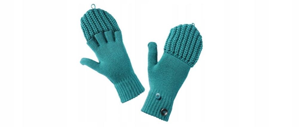 Rękawiczki Zimowe Mitenki Adidas G69755 2w1 CIEPŁE