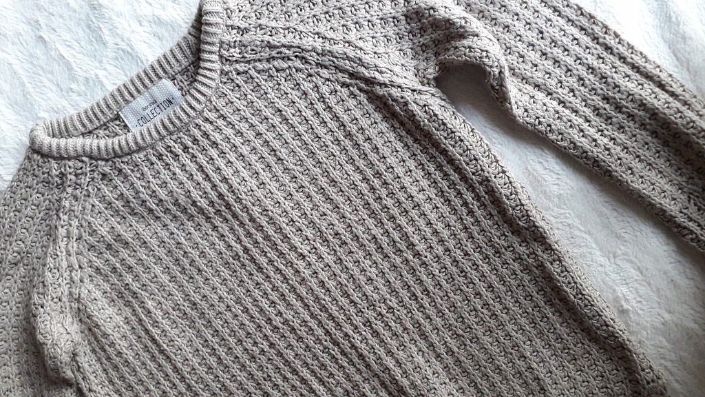 sweter Bershka 36 s knitwear dłuższy