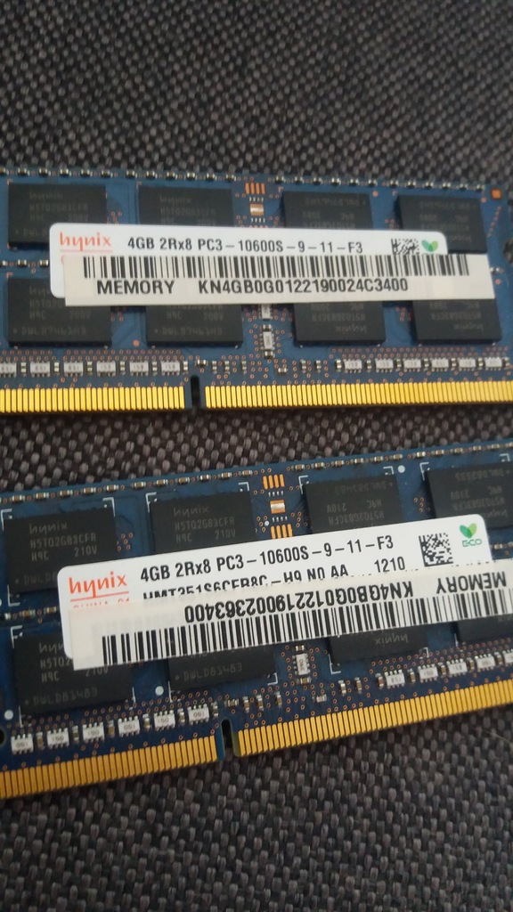 Ram hynix ddr3 2x po 4gb