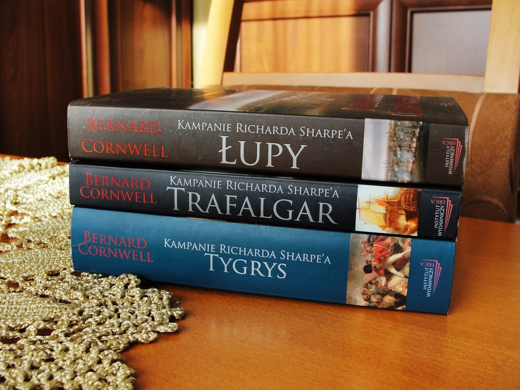 BERNARD CORNWELL - TYGRYS, TRAFALGAR, ŁUPY - BDB