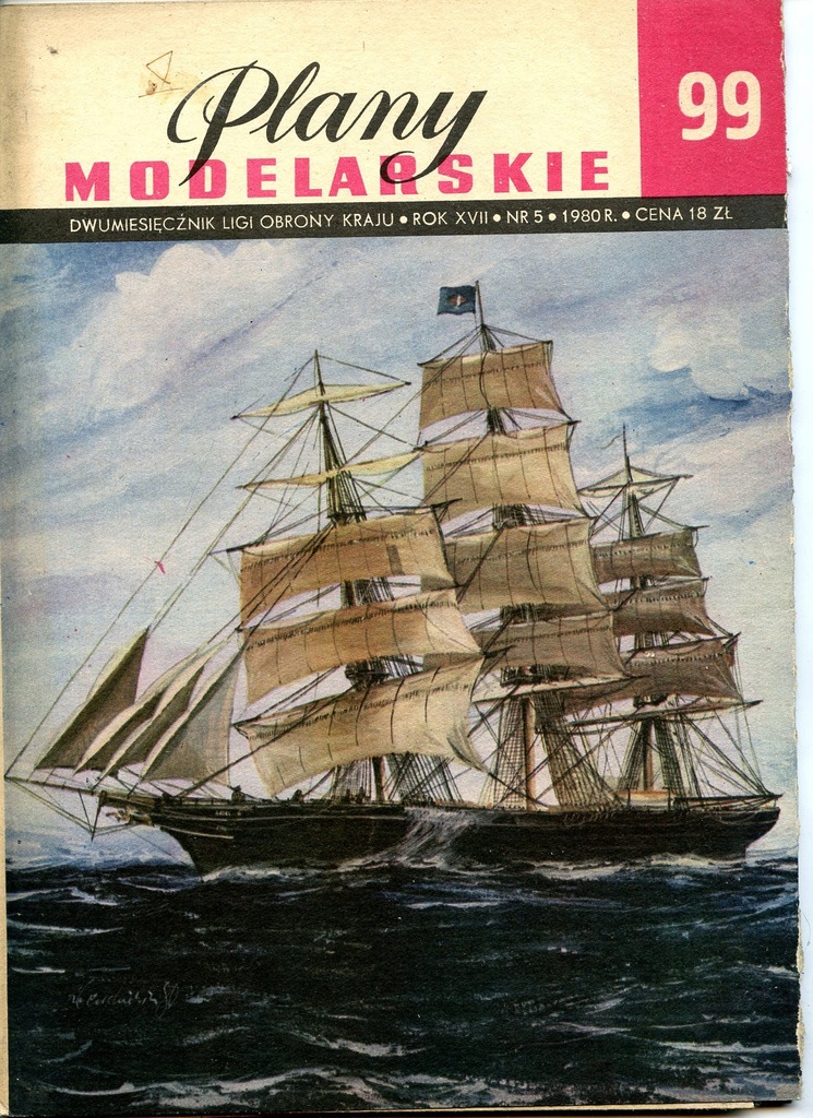 PLANY MODELARSKIE Nr 99/1980