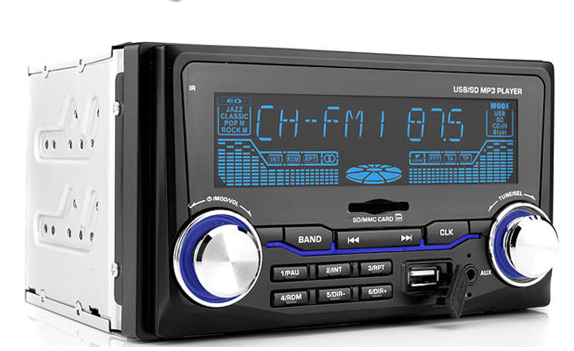RADIO SAMOCHODOWE HT-868 2 DIN wyjście wzmacniacz