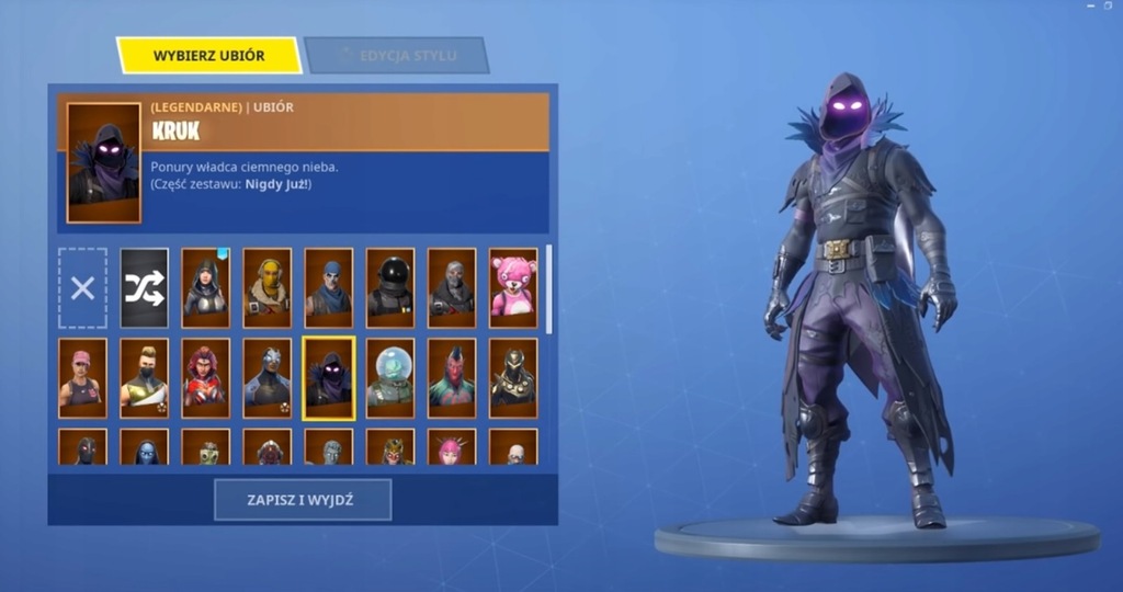 Konto Fortnite 110+ Skiny Legendarne