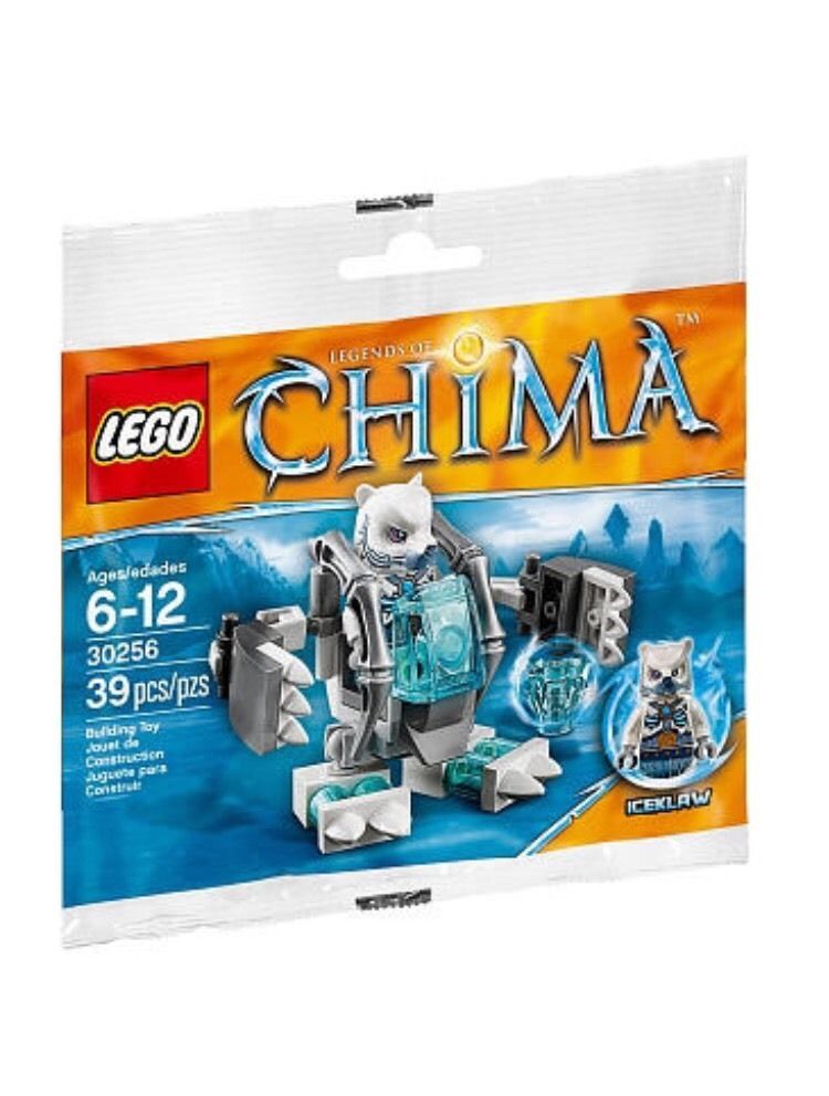 LEGO CHIMA 30256 ICEKLAW MECH ICE BEAR UNIKAT!!!