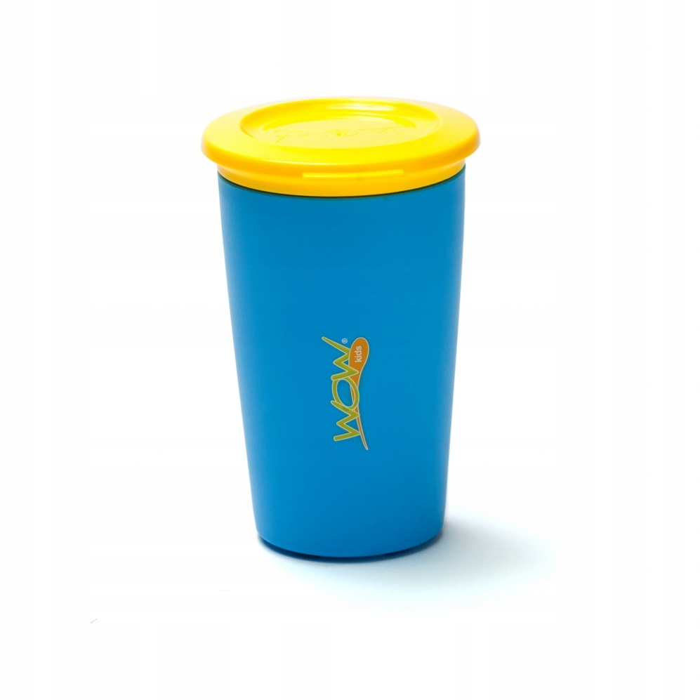 WOW Cup Kids kubek niekapek 360 niebieski Wawa 24h