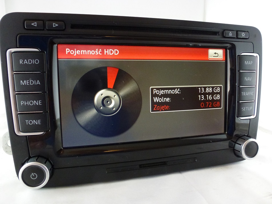 Radio nawigacja RNS510 VW golf passat touran caddy