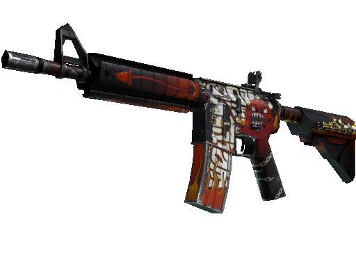 Cs Go Skin St M4a4 Hellfire Well Worn 6947652031 Oficjalne Archiwum Allegro