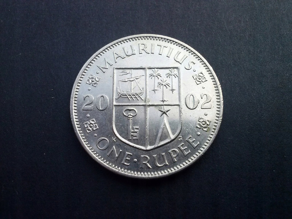 1 Rupia Mauritius 2002 r. st 1-!
